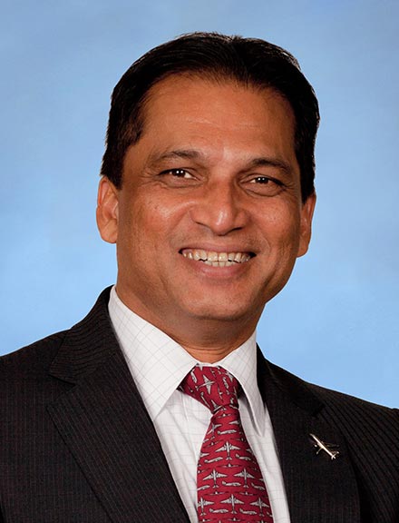 Portrait photo of Amyr Qureshi, Senior Vice President of Aventure Avaition