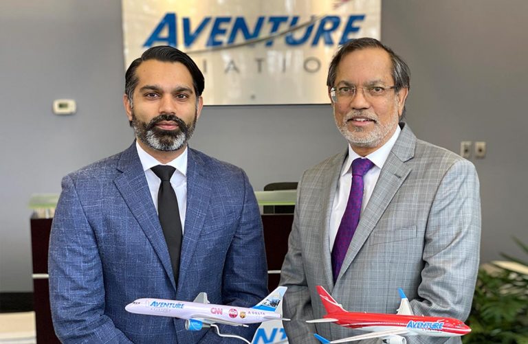Aventure Aviation President Talha Faruqi and CEO Zaheer Faruqi