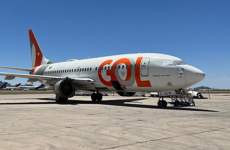 GOL Airlines Boeing 737NG aircraft on the ground