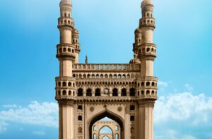 Charminar monument located in Hyderabad, Telangana, India