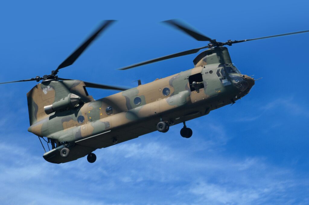 CH-47 Chinook Helicopter helicopter in flight