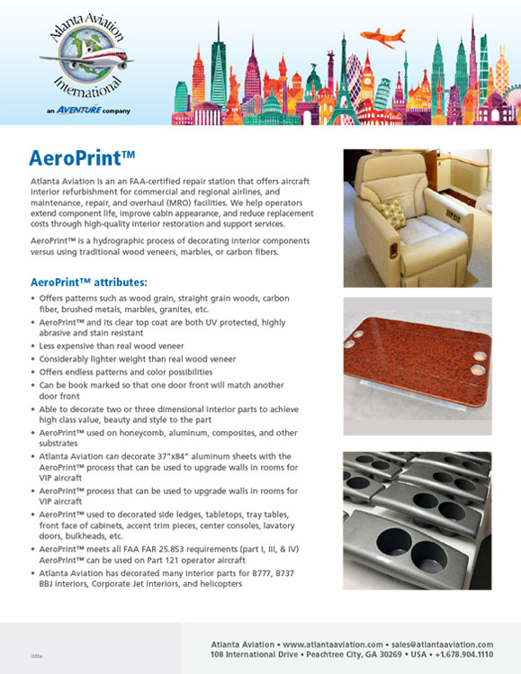 Atlanta Aviation AeroPrint flyer